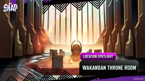 Wakandan Throne Room Featured Location Guide Strategy Best Cards And