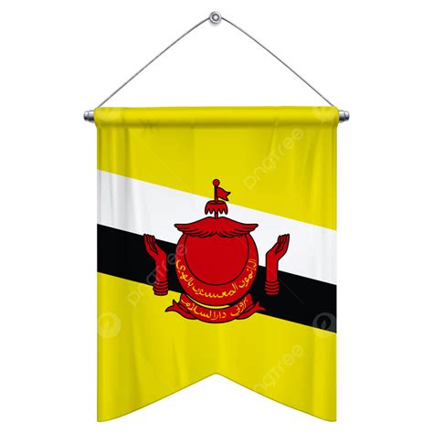 Brunei Flag Png Transparent Pennant Flag Brunei Darussalam Pennant