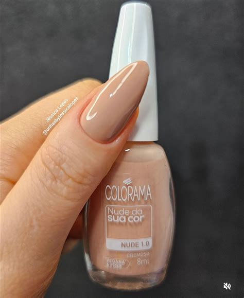 Nude Cole O Nude Da Sua Cor Esmalte Cremoso Colorama Shop Da Manicure