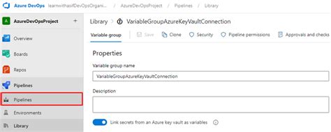 Azure DevOps: Integrate Key Vault Secrets with Local Self-Hosted Agent