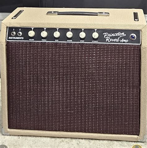 Fender Princeton Reverb Custom Built 2024 Blonde Tolex Reverb