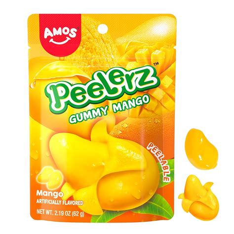 Amazon Amos Peelerz Caramelos De Mango Pelables Gomitas De