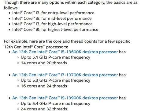 Intel 13th Gen Processors Specifications Accidentally Revealed All
