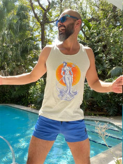 Under The Seaposeidon Gay Graphic Tank Top Etsy