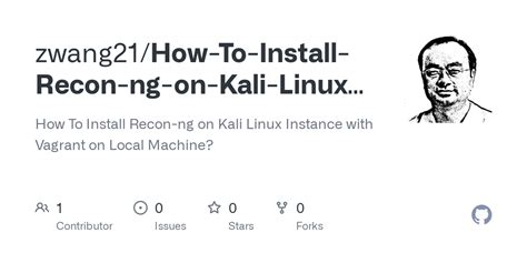 GitHub Zwang21 How To Install Recon Ng On Kali Linux Instance With