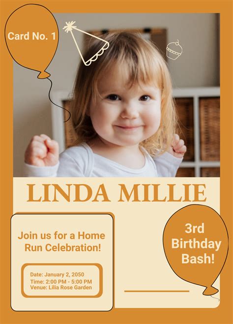 Free 75th Birthday Invitation Template To Edit Online