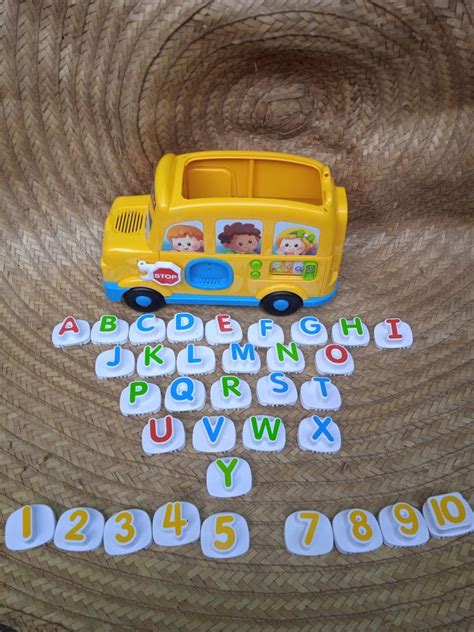 Vtech Count And Learn Alphabet Bus Babies And Kids Infant Playtime On