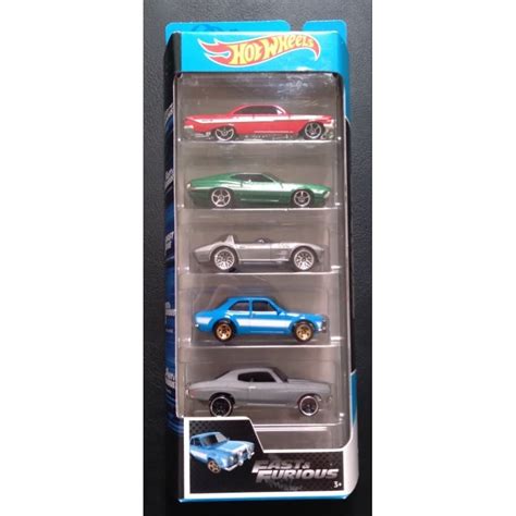 Hot Wheels Pack Velozes E Furiosos Fast E Furious Five Pack Ford Escort Shopee Brasil