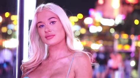 Portrait Of Sexy Blonde Girl Night Out Stock Video Pond