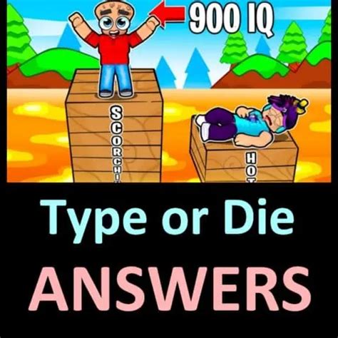 Something You Can Sit On: Type or Die [Longest Answer] » Puzzle Game Master