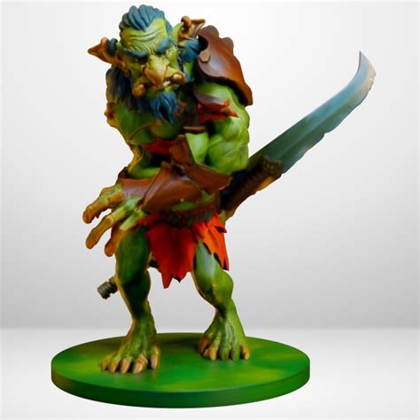 Hot Goblin Troll Samurai