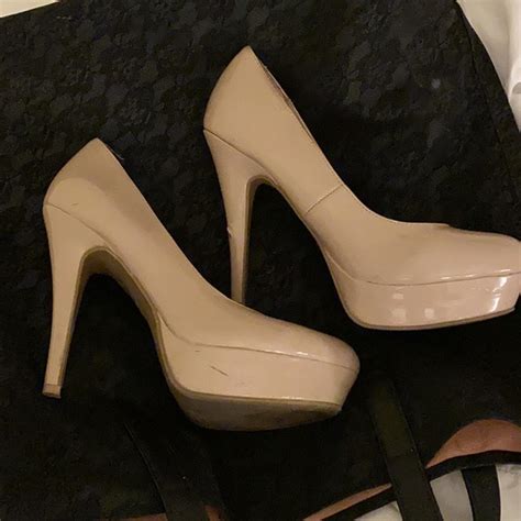 LC Lauren Conrad Nude Heels Size 7 5 Depop