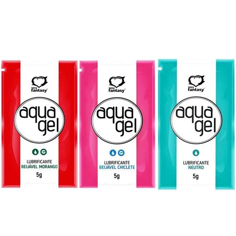 Sache Aqual Gel Lubrificante Beij Vel Sex Fantasy Shopee Brasil