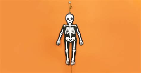 Dancing Skeleton Puppet Craft Halloween Diy Toucanbox