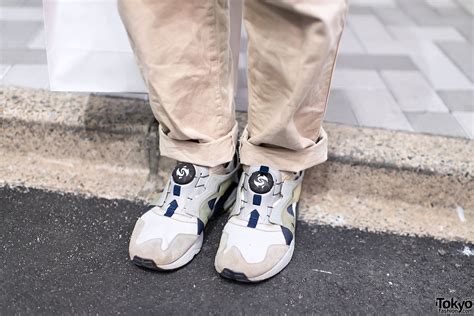 Thom Yorke Dance Guide” Bag And Patchwork Sweater In Harajuku Tokyo