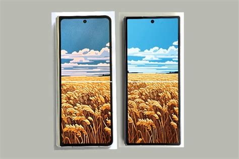 泄露的图片显示了 Galaxy Z Fold 6 更宽的封面屏幕以及与 Z Fold 5 的比较 IT时代网