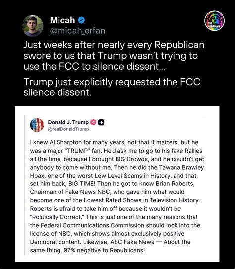 Democracy - 😠😡Trump's continued Weaponization of Government to threaten