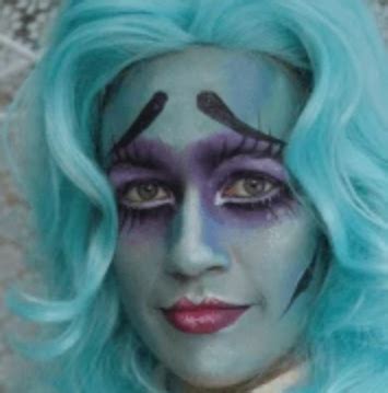 Corpse Bride Face Paint Design Video Tutorial by Athena Zhe - Facepaint.com