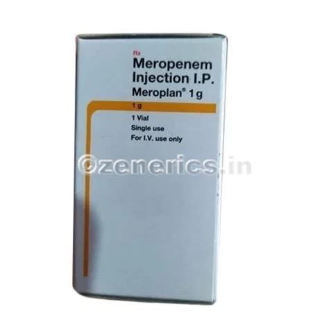 Meroplan 1gm Injection Buy Online At Zenerics