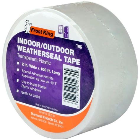 Frost King 100 Ft Clear Indooroutdoor Weatherseal Tape By Frost King