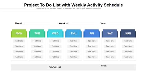 Top 5 Project To Do List Templates With Examples And Samples
