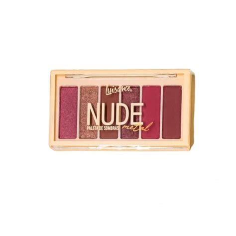 Paleta De Sombra Mini Metal Nude Luisance Shopee Brasil