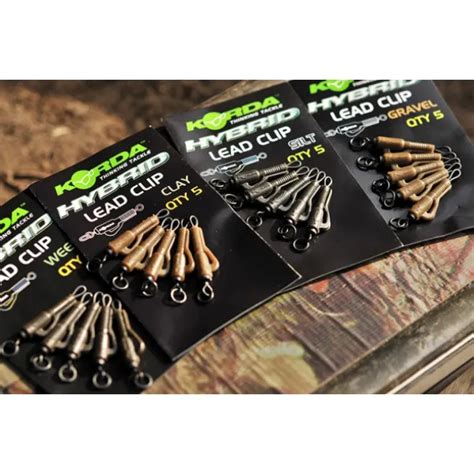 Korda Hybrid Lead Clips Clay Clip Art Library