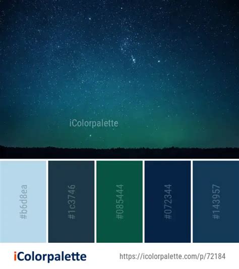 Astronomy Color Palettes Curated Collection Of Color Palettes