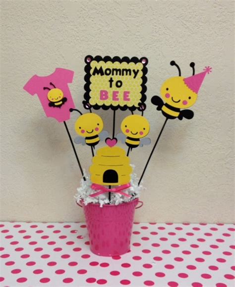 Bumble Bee Centerpiece Mommy To Bee Baby Shower Centerpiece Etsy