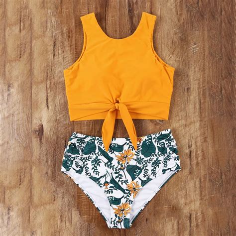 Badeanzug Frauen Biquini Sexy Druck Push Up Bikini Set Badeanzug Badeanzug Bademode Bademode