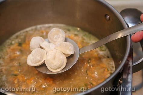 Суп из лисичек с пельменями. Рецепт с фото