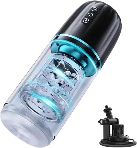 Automatic Male Masturbator Electric Pocket Vagina 8 Thrusting Rotating Patterns Powerful