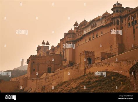Amber Fort Or Amer Fort In Jaipur India Mughal Architecture Medieval