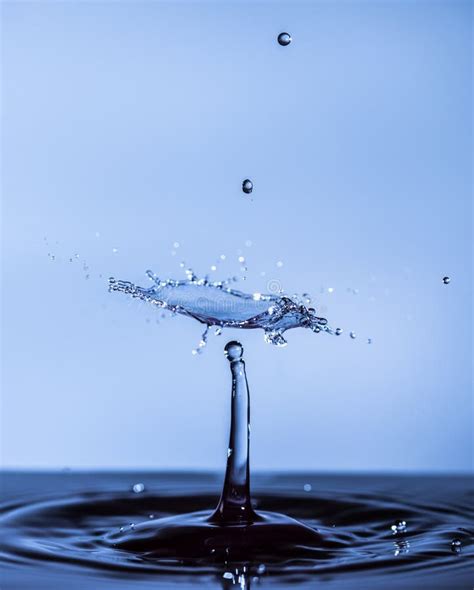 Water Drop Splash Macro Photography Stock Image Image Of City Speed