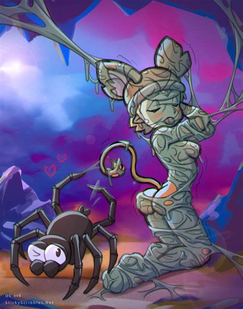 Mika Mouse Spider Bondage Cave By Stickyscribbles Hentai Foundry
