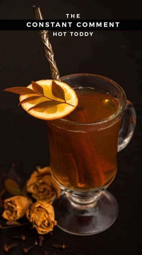 Orange Spiced Constant Comment Hot Toddy Recipe