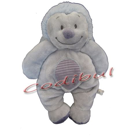 Doudou peluche Merlin hérisson NOUKIE S