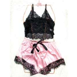 Pijama No Estilo Lingerie De R R Promobit