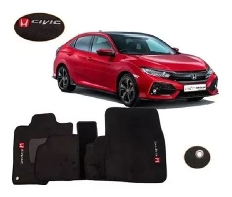 Tapete Carpete Honda New Civic 2017 2018 2019 Parcelamento Sem Juros