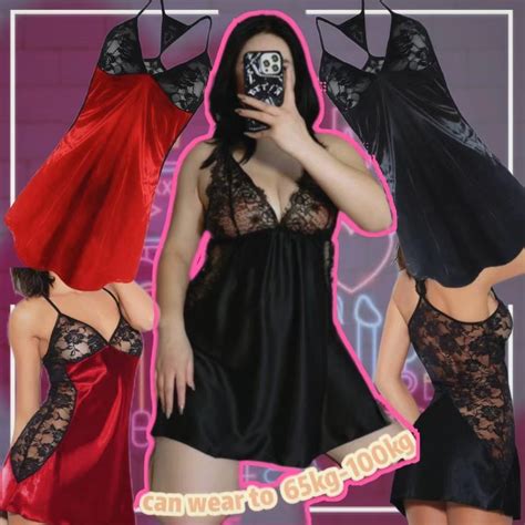 Large Size Sexy Lingerie Plus Size Pajamas Plus Size Cos Suit Can Fit To Kg Shopee