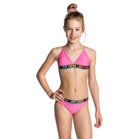 Rip curl Teen Surf Geo Tri Bikini Rosa Xtremeinn Badkläder