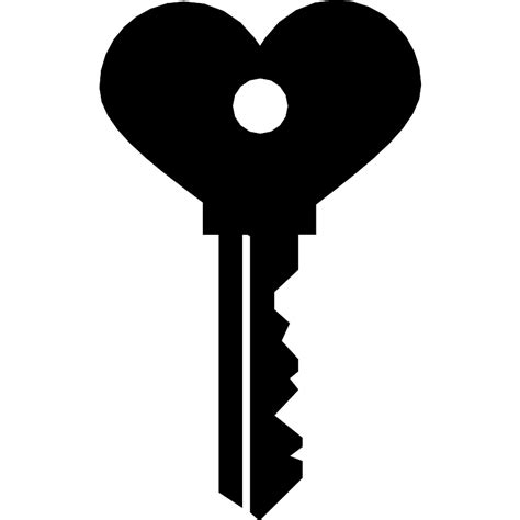 Heart Shaped Key Vector Svg Icon Svg Repo