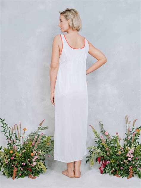 Vintage S S White Red Mesh Sheer Bow Tie Boudoir Lingerie Etsy