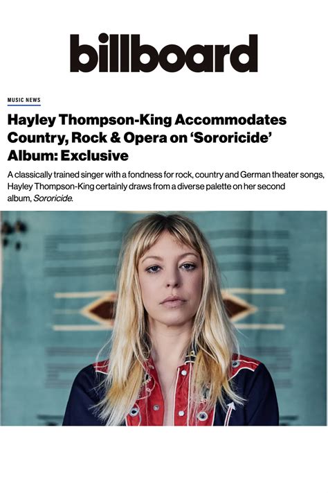 Press — Hayley Thompson-King