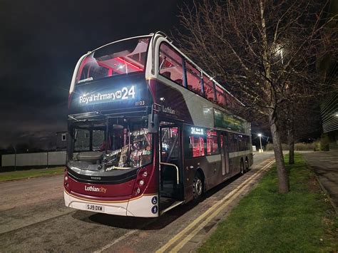 Lothian 1103 SJ19OXW Volvo B8L ADL Enviro 400 XLB West Gra