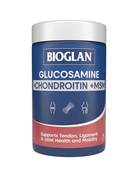 Bioglan Glucosamine Chondroitin Msm S Direct Chemist Outlet