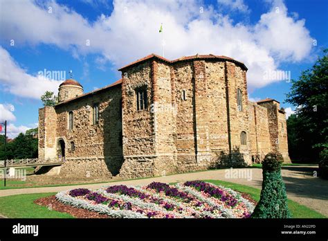 England East Anglia Essex Colchester Colchester Castle Stock Photo