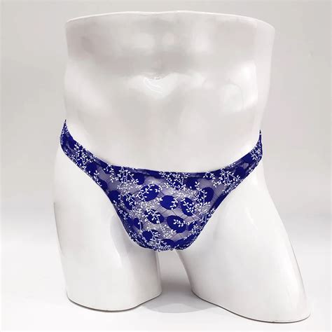 Sexy Mens Mesh See Through Briefs Pouch Underpants Bikini Lingerie Underwear Convex Pouch G