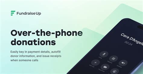 how to ask for donations over the phone