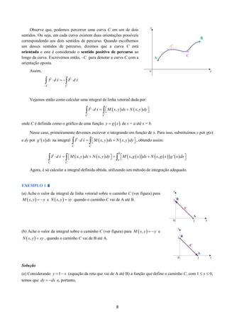 Integral de linha | PDF